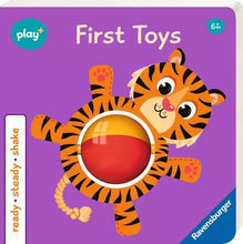 Load image into Gallery viewer, Play+ Ready, Steady, Shake First Toys Board Book