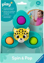 Load image into Gallery viewer, Play+ Spin &amp; Pop Leopard