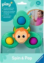 Load image into Gallery viewer, Play+ Spin &amp; Pop Monkey