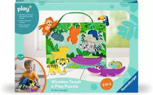 Load image into Gallery viewer, Play+ Wooden Touch &amp; Play Puzzle In The Jungle