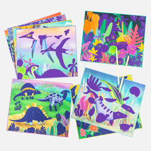 Load image into Gallery viewer, Scratch Art Dinosaurs