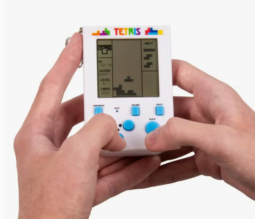 Tetris Keyring Arcade Game