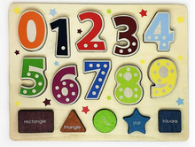 Load image into Gallery viewer, Number And Shapes Puzzle