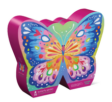 Load image into Gallery viewer, 36 Piece Butterfly Garden Foil Stamped Puzzle