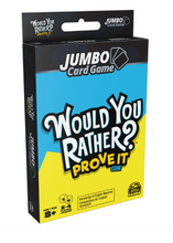 Load image into Gallery viewer, Would You Rather Prove It Jumbo Card Game