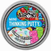 Load image into Gallery viewer, Mini Gummy Grizzly Thinking Putty Tin