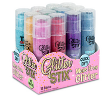 Load image into Gallery viewer, Glitter Stix 12 Colors Set