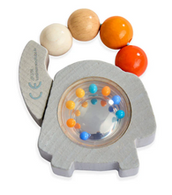 Load image into Gallery viewer, Elephant Wooden Grasping Toy Rattle