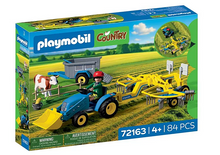 Load image into Gallery viewer, Small Tractor With Hay Swather