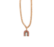 Load image into Gallery viewer, Boutique Chic Somewhere Over The Rhinestone Necklace