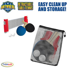 Load image into Gallery viewer, Retractable Table Tennis Set