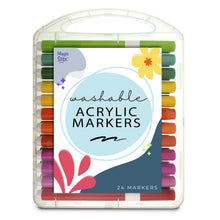 Load image into Gallery viewer, Magic Stix Washable Acrylic Markers 24 Piece