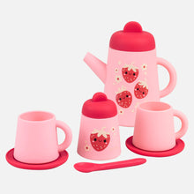 Load image into Gallery viewer, Silicone Tea Set Strawberry Patch