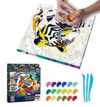 Load image into Gallery viewer, Tiger Clay Painting