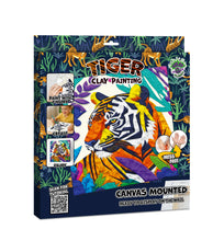 Load image into Gallery viewer, Tiger Clay Painting