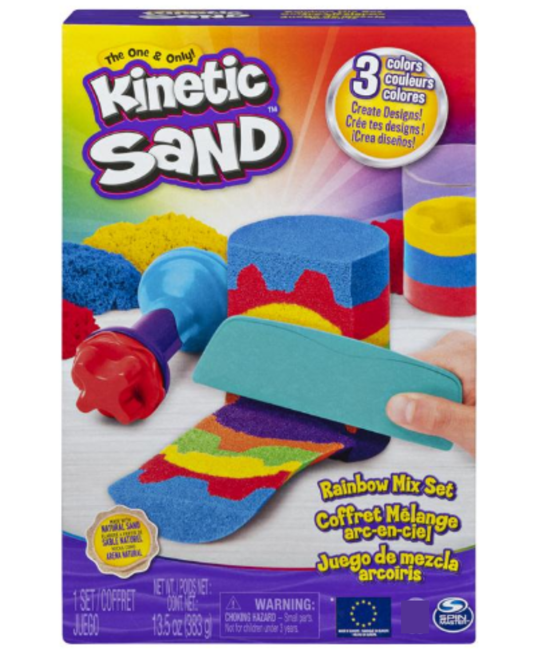 Kinetic Sand Rainbow Mix Set