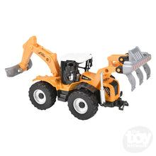 Load image into Gallery viewer, 7" Die-Cast Pull Back Farm Tractor