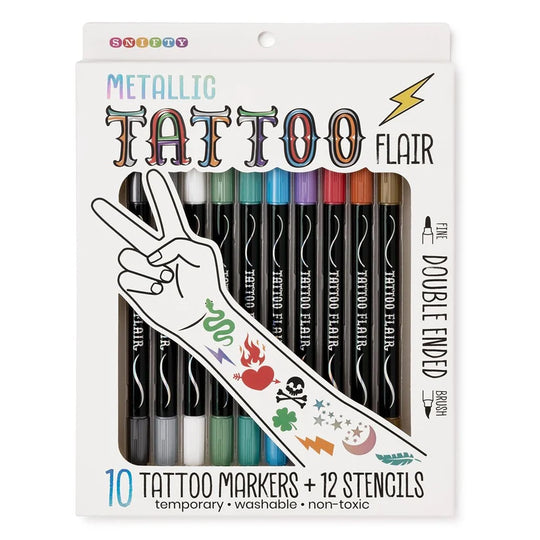 Metallic Tattoo Flair Markers