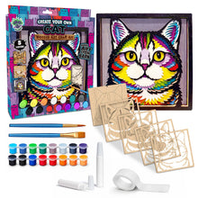 Load image into Gallery viewer, Cat Wooden Art