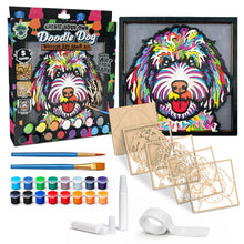 Load image into Gallery viewer, Doodle Dog Wooden Art