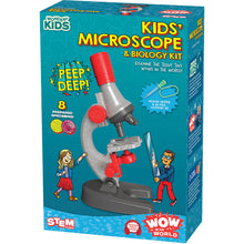 Load image into Gallery viewer, Wow In The World Kid's Microscope &amp; Biology Kit