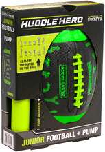 Load image into Gallery viewer, Huddle Hero Junior Football Green/Black