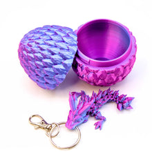 Load image into Gallery viewer, Crystal Dragon Egg Mini Keychain Fidget