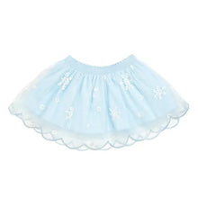 Load image into Gallery viewer, Glitter Snowflake Scalloped Tutu Size 4-6