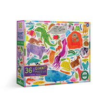 Load image into Gallery viewer, 36 PC Animal Voices Giant Puzzle