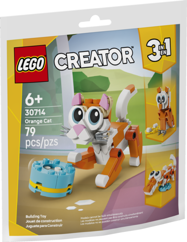 Creator Orange Cat Bag