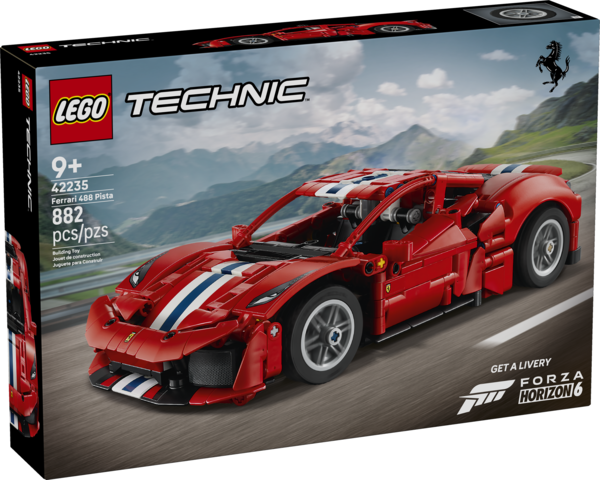 Technic Ferrari 488 Pista Car
