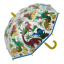 Load image into Gallery viewer, Dino Transparent Color Changing Umbrella