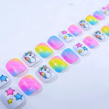 Load image into Gallery viewer, Pastel Unicorn Press On Nails