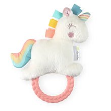 Load image into Gallery viewer, Ritzy Rattle Pal Plush Pal Unicorn With Teether