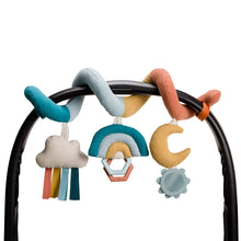 Load image into Gallery viewer, Itzy Bitzy Spiral Car Seat Activity Rainbow