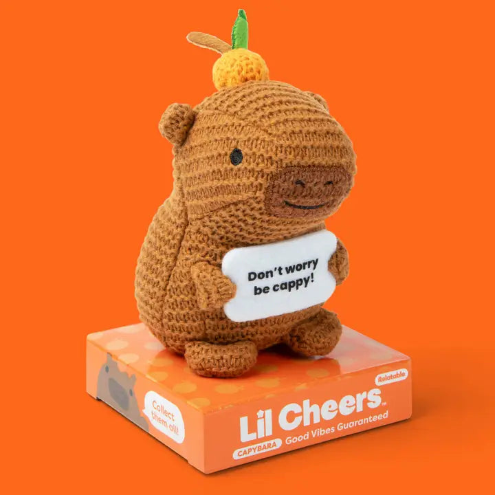 Lil Cheers Capybara Crochet Plush