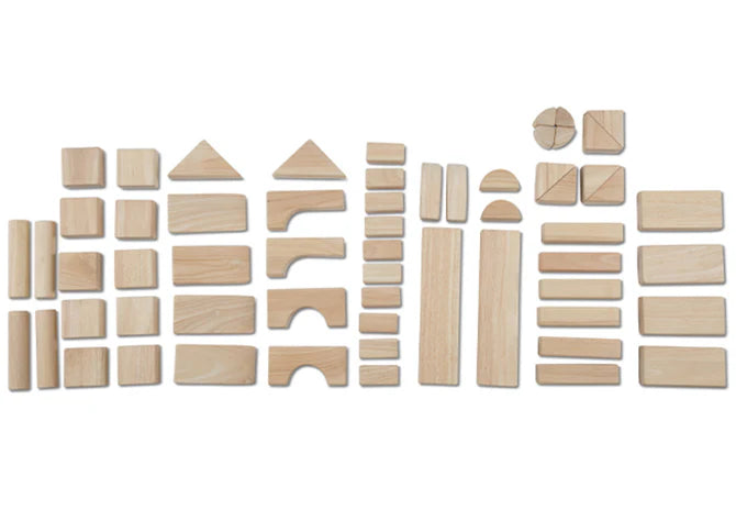 60 pc Wood Blocks