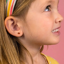 Load image into Gallery viewer, Lady Bugs Kids Earrings