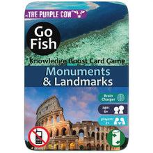 Load image into Gallery viewer, Go Fish Monuments &amp; Landmarks Travel Tin