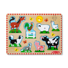 Load image into Gallery viewer, Farm Animals Sound Puzzle