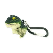 Load image into Gallery viewer, Wildlight Animal Green T-Rex Carabiner Flashlight