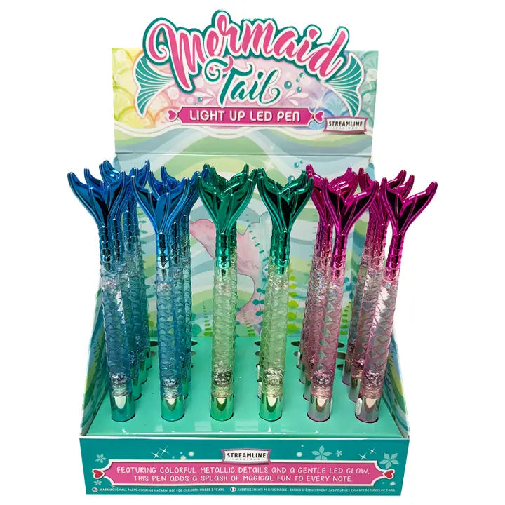 Mermaid LED Light Up Pen