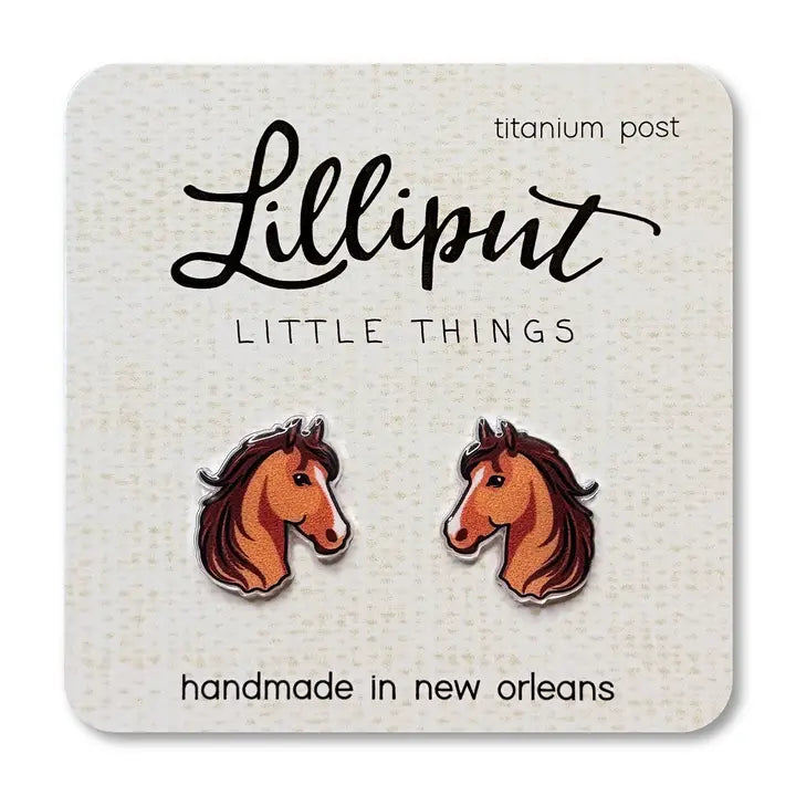 Horse Western Earrings