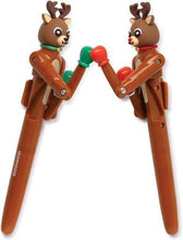 Load image into Gallery viewer, Boxing Reindeer Action Pens