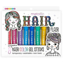 Load image into Gallery viewer, Metallic Hair Flair Gel Sticks
