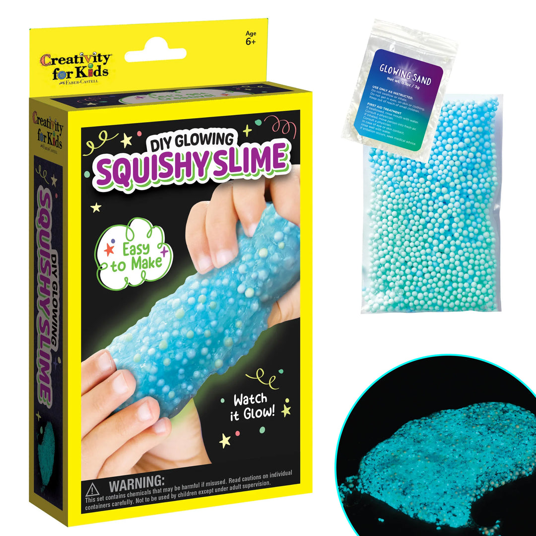 DIY Glowing Squishy Slime