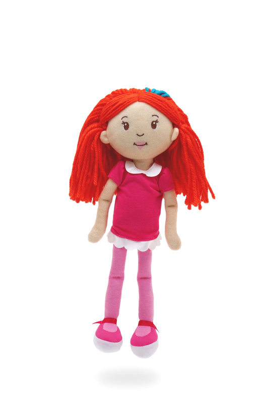 Groovy Girls Poppy Doll - Peach Skin With Red Hair
