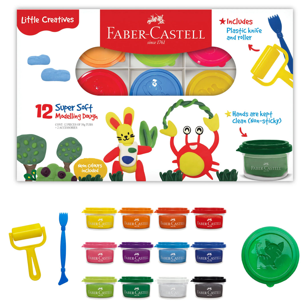 Little Creatives Modeling Dough Set Of 12