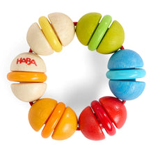 Load image into Gallery viewer, Rainbow Rattle Grasping And Teething Toy