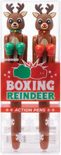 Load image into Gallery viewer, Boxing Reindeer Action Pens